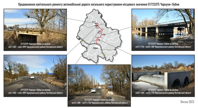 Оголошено тендери на капремонт дороги Чорнухи-Лубни вартістю більше 93 млн грн