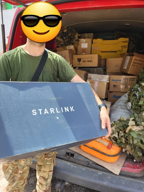 Мер Пирятина купив Starlink для військових з Бахмуцького напрямку