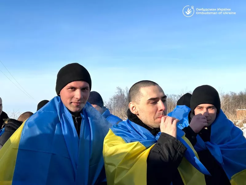 Список українців, звільнених з полону 31 січня 2024 року