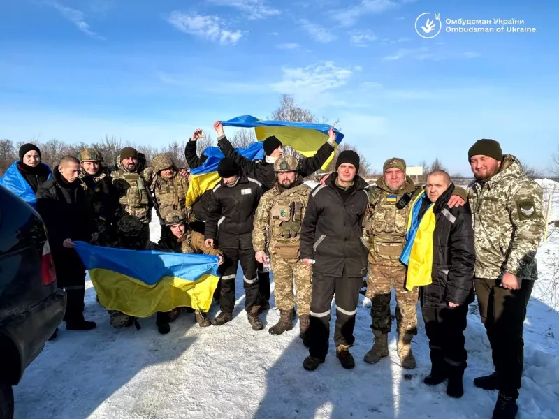 Список українців, звільнених з полону 31 січня 2024 року