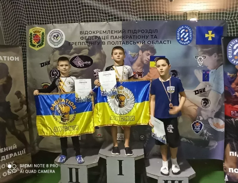 Лубенські борці зайняли призові місця на обласному чемпіонаті з грепплінгу та панкратіону