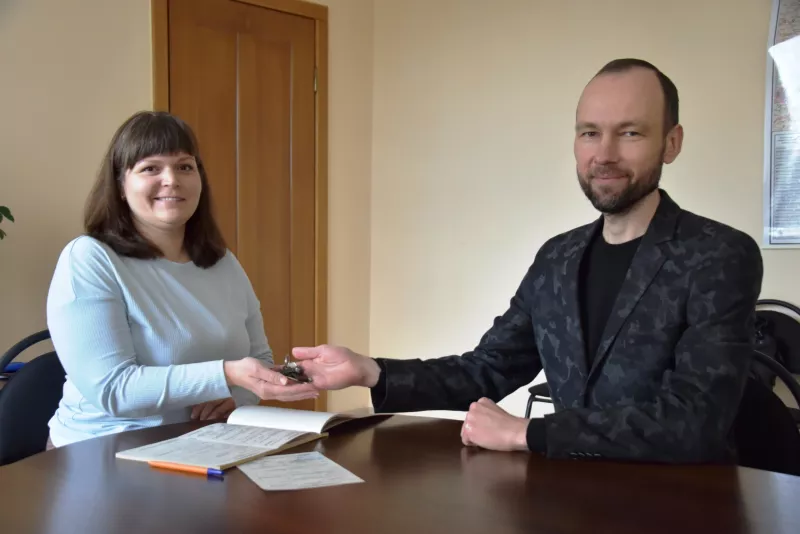 У Пирятині родині з Луганщини надали безкоштовне житло