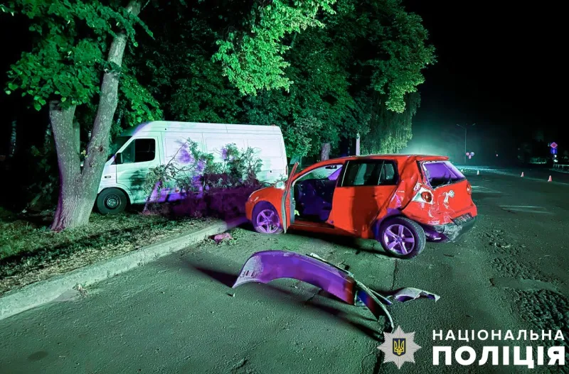 У Лубнах п'яний водій спричинив ДТП, в якій травмовано четверо людей