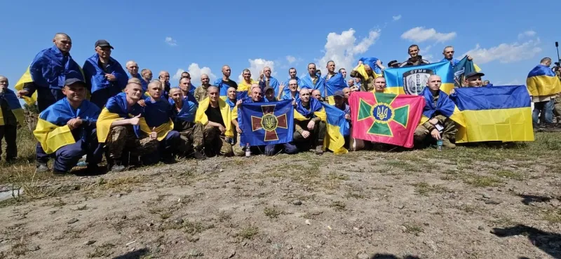 17 липня з полону повернули 95 захисників: список звільнених