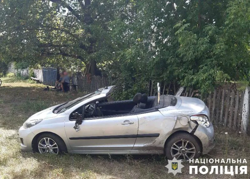 На Оржиччині п'яний водій спричинив ДТП, у якій травмувалося троє пасажирів