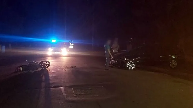 У Гребінці в ДТП постраждав мотоцикліст