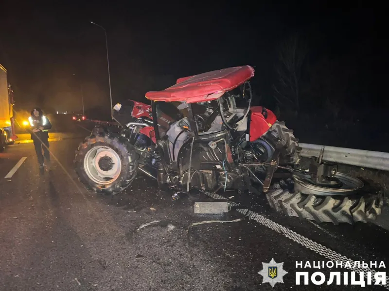 На Полтавщині у ДТП загинув водій трактора