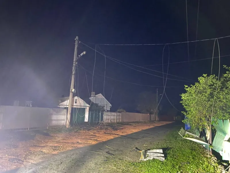 На Полтавщині знищено будівлю підприємства, пошкоджено приватні будівлі та лінії електропередач