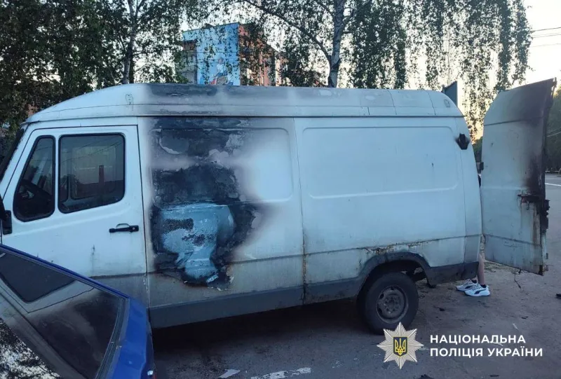 У Лубнах чоловіка підозрюють у підпалі автомобіля
