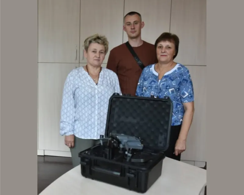 У Пирятині на зібрані кошти військовим придбали квадрокоптер