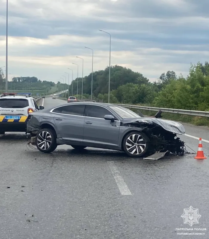 На Полтавщині через перевищення швидкості сталося дві аварії