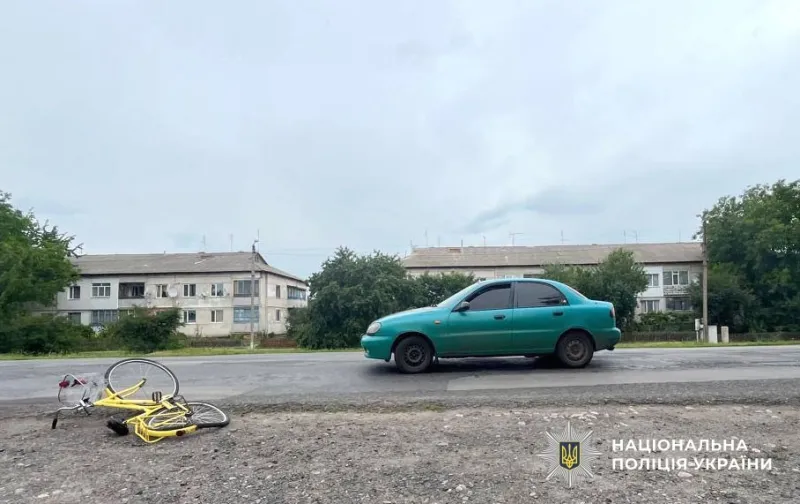 В Оржиці в аварії постраждала велосипедистка
