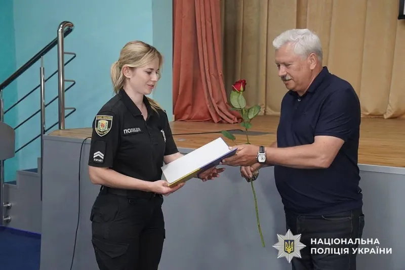 У Лубнах інспекторка патрульної поліції з Донеччини отримала службове житло