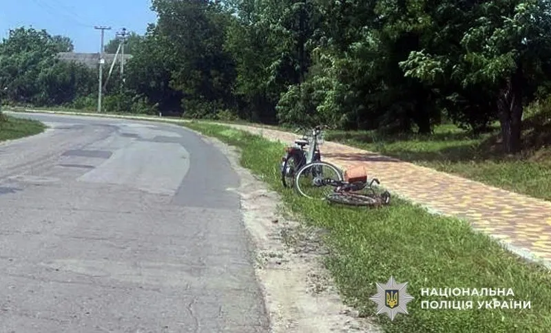 На Полтавщині зіткнулися двоє велосипедистів: травмований чоловік