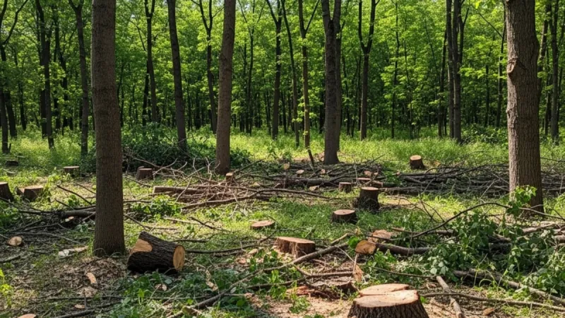 На Лубенщині директора комунального підприємства судитимуть за незаконну вирубку лісосмуги