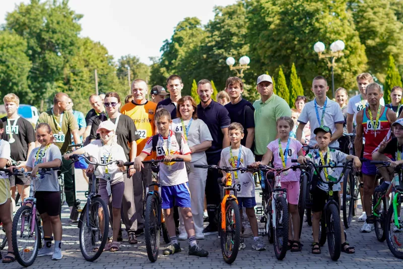 В Оржицькій громаді відбувся велопробіг