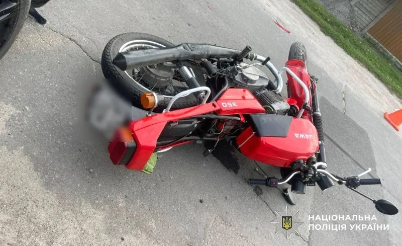 У Пирятині в ДТП травмувався підліток-мотоцикліст