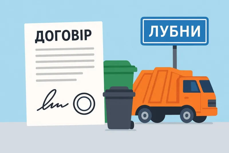 Лубенці повинні укласти договори з ТОВ "Чисте місто плюс" або сплатити штраф