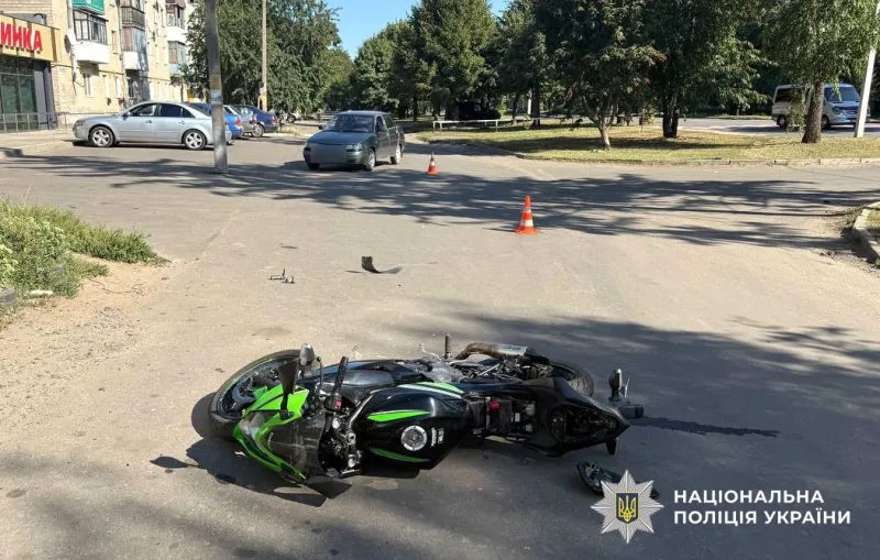 У Лубнах у ДТП травмувався мотоцикліст