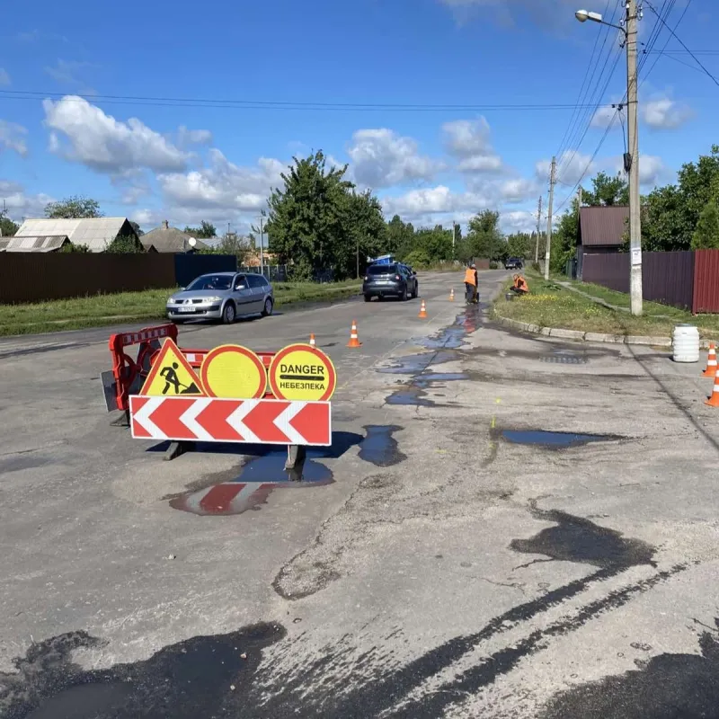 У Лубнах через реконструкцію водомережі по вулиці Олександрівській обмежили рух транспорту