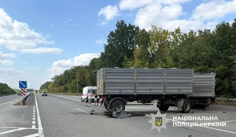 У Лубенській громаді після зіткнення з вантажівкою загинула водійка мотоцикла