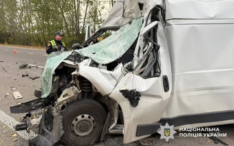 На Лубенщині зіткнулися Fiat Ducato та Daf: водій фургону загинув