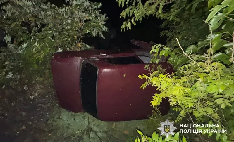 На Хорольщині нетверезий водій не впорався з керуванням: травмовано людину