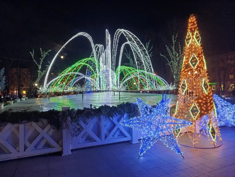 Свята без зайвих витрат: як громади Полтавщини відкривали свої ялинки