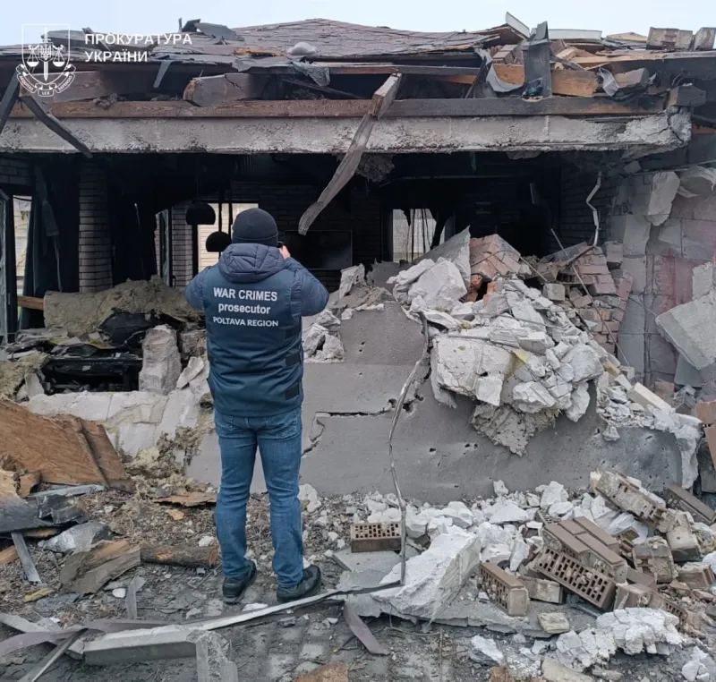 Нічна атака рф на Полтавщину: пошкоджена критична інфраструктура та приватні оселі