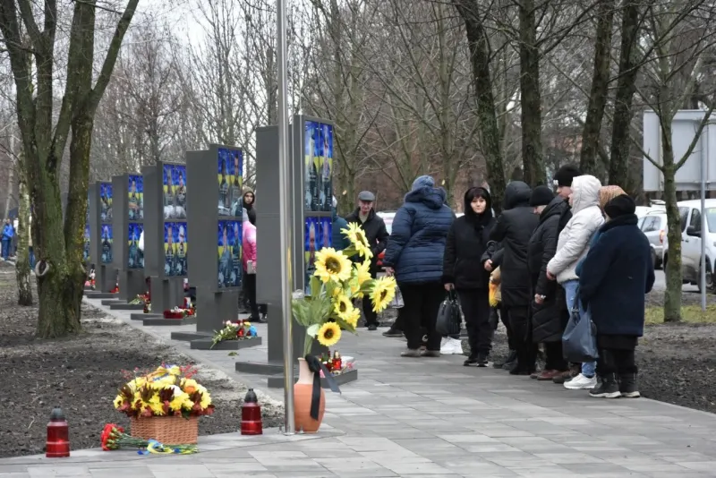 У Пирятині відкрили Алею Слави на честь загиблих Захисників