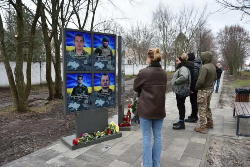 У Пирятині відкрили Алею Слави на честь загиблих Захисників