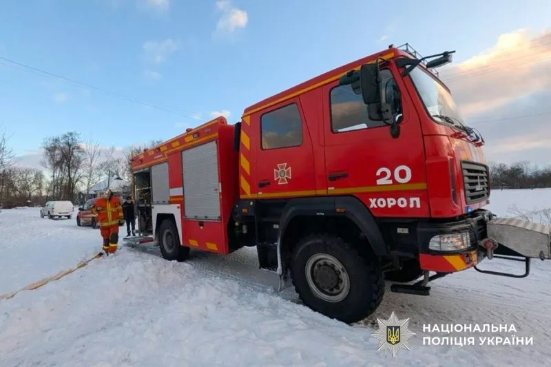 На Хорольщині у пожежі загинув 74-річний чоловік