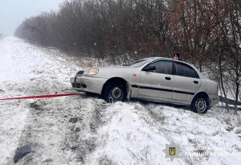 Поліцейські Хорольщини врятували собаку, який провалився в люк з крижаною водою