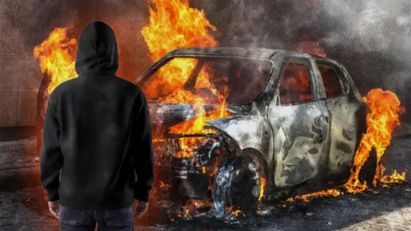 Житель Полтавщини підпалив військову автівку на Чернігівщині та намагався втекти за кордон