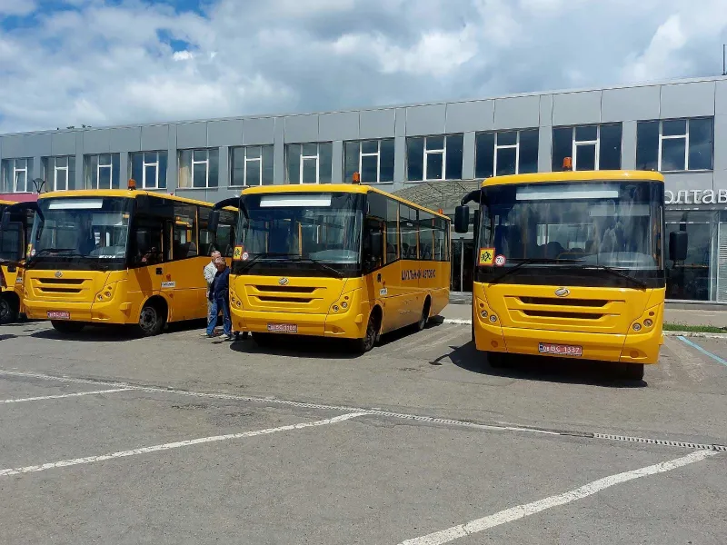 Уряд виділяє Полтавщині на шкільні автобуси понад 73 мільйони гривень