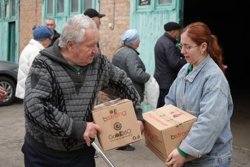 У Пирятинській громаді 200 родин ВПО отримали продуктові набори