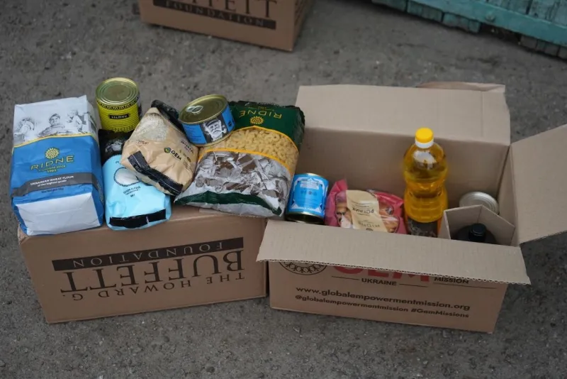 У Пирятинській громаді 200 родин ВПО отримали продуктові набори