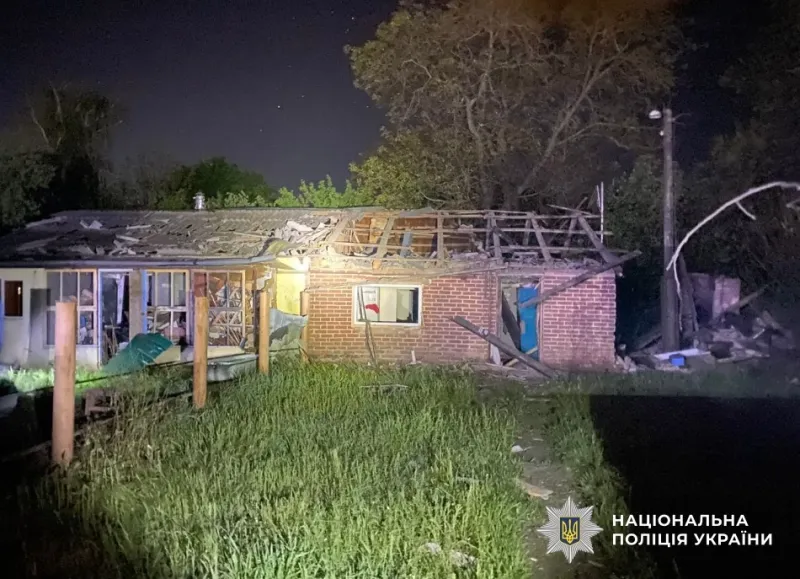 Дитсадок і житлові будинки пошкоджені внаслідок атаки дронів на Полтавщину
