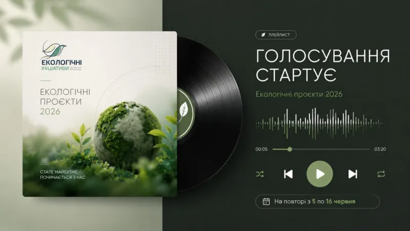 Три екопроєкти з Лубенщини борються за фінансування: стартувало голосування