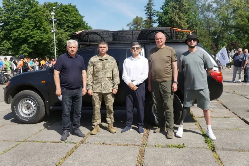 Понад 150 учасників: у Лубнах відбувся велозаїзд з ветеранами