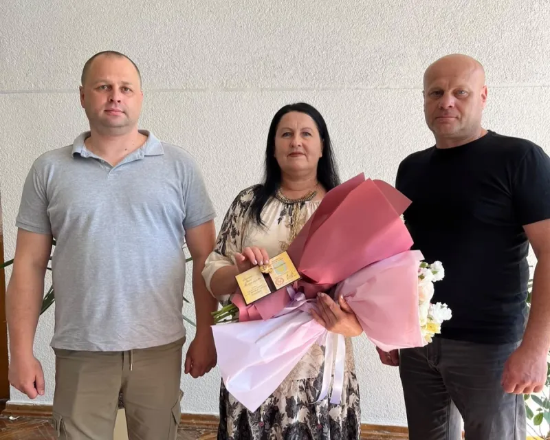Жителька Пирятинщини отримала почесне звання "Мати-героїня"