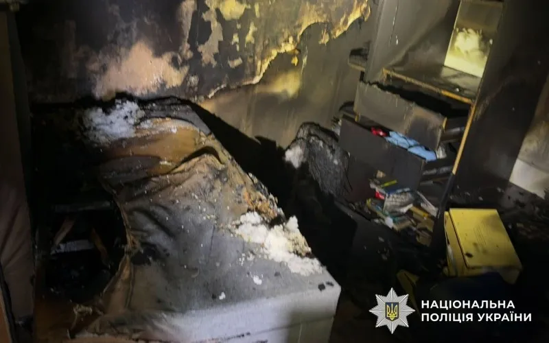 На Лубенщині після пожежі у будинку виявили тіло 86-річного чоловіка