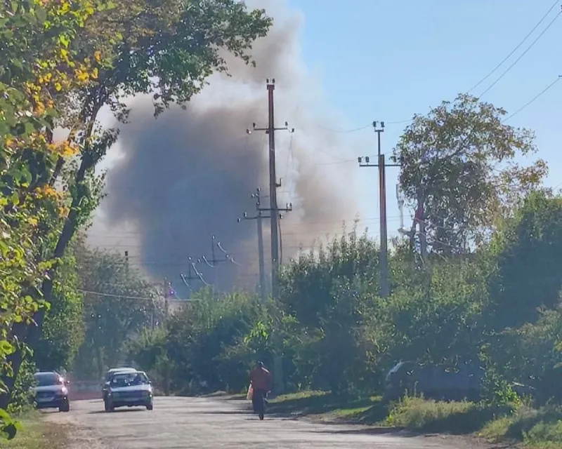 У Лубнах другу добу горить сміттєзвалище